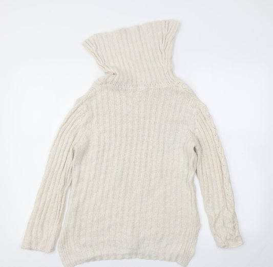 Preworn Womens Beige   Pullover Jumper Size S