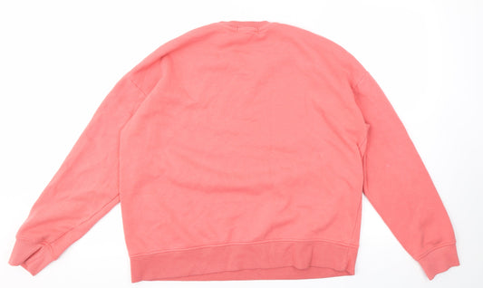 PRINK  Womens Pink Geometric  Pullover Jumper Size M