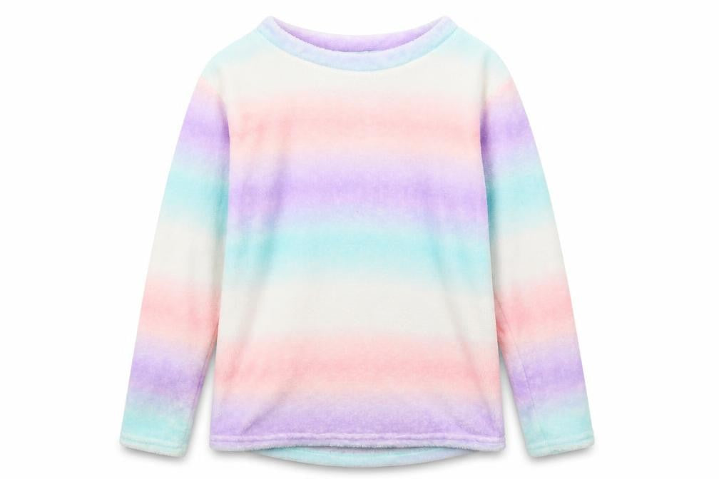 JUST LIKE YOU  Girls Multicoloured Striped  Top Pyjama Top Size 10-11 Years