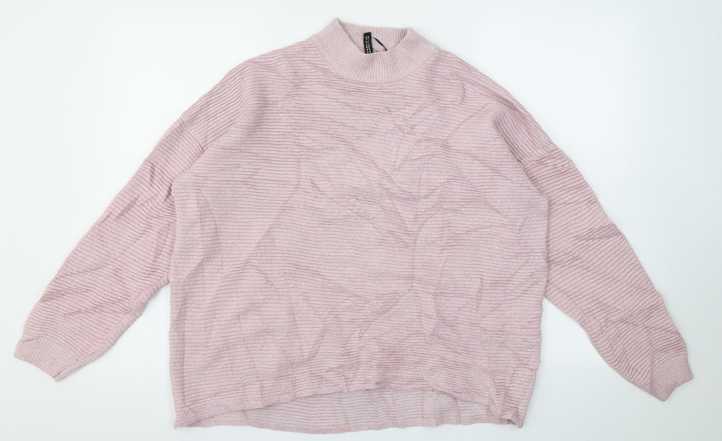H&M Womens Pink   Pullover Jumper Size M