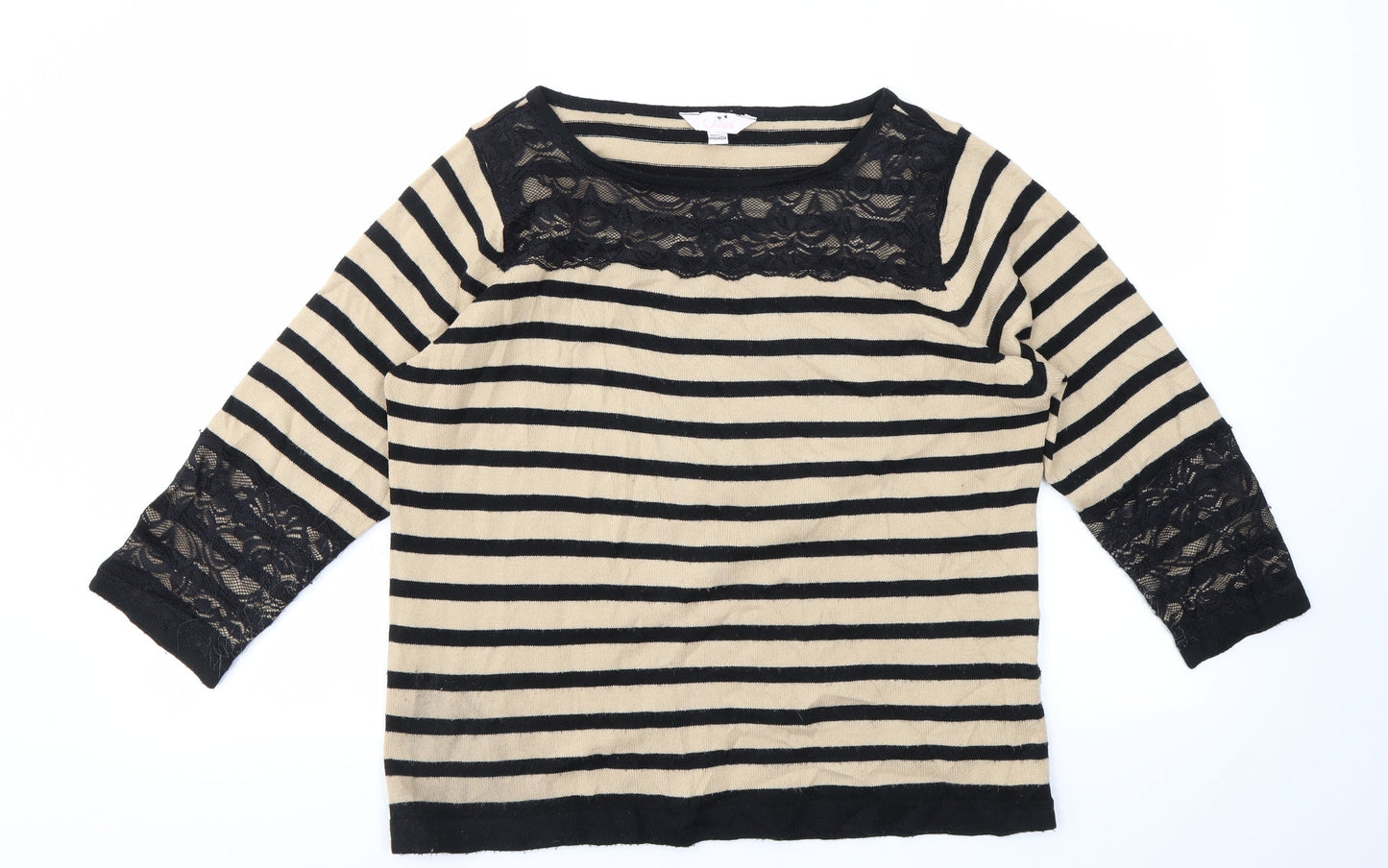 JULIPA  Womens Multicoloured Striped  Pullover Jumper Size 12