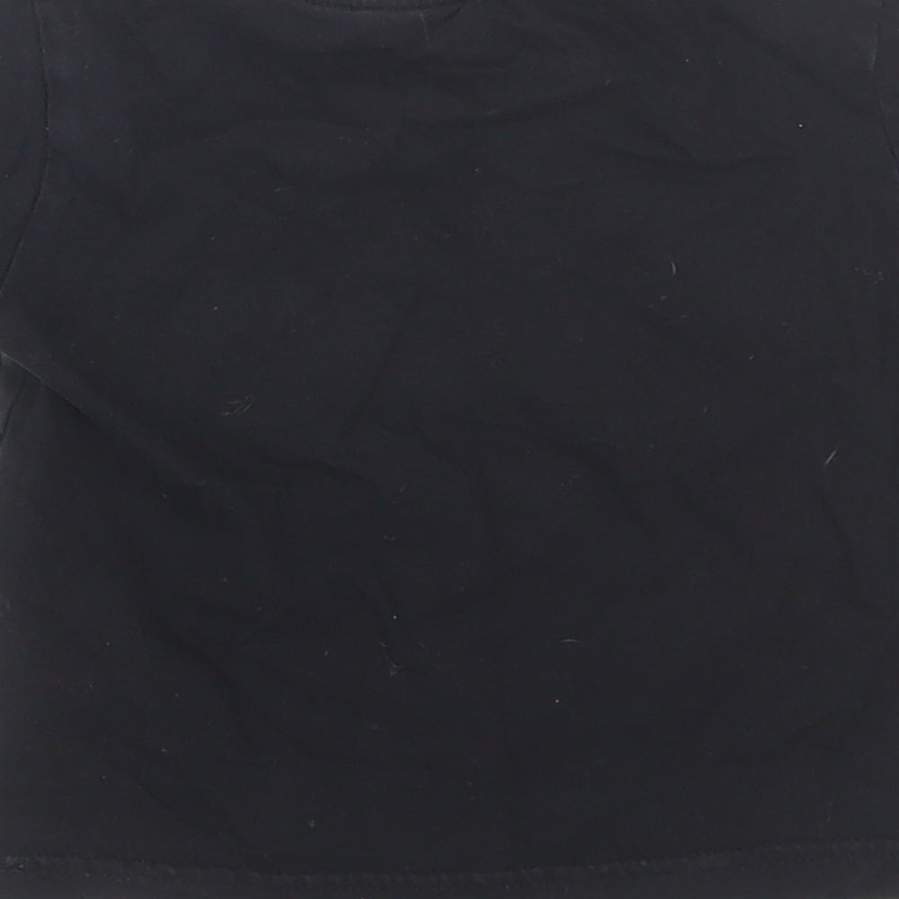 Max Baby Black   Basic T-Shirt Size 12-18 Months