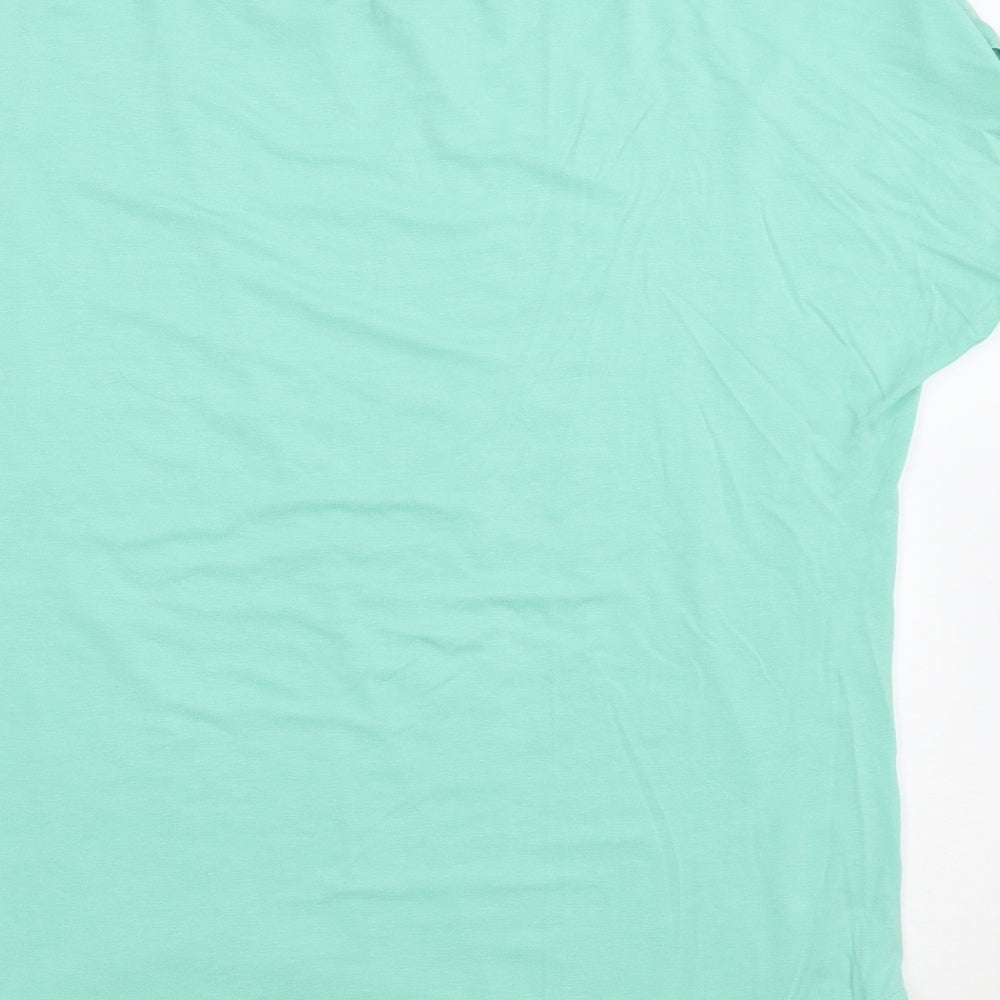 Misumi Womens Green   Basic T-Shirt Size M
