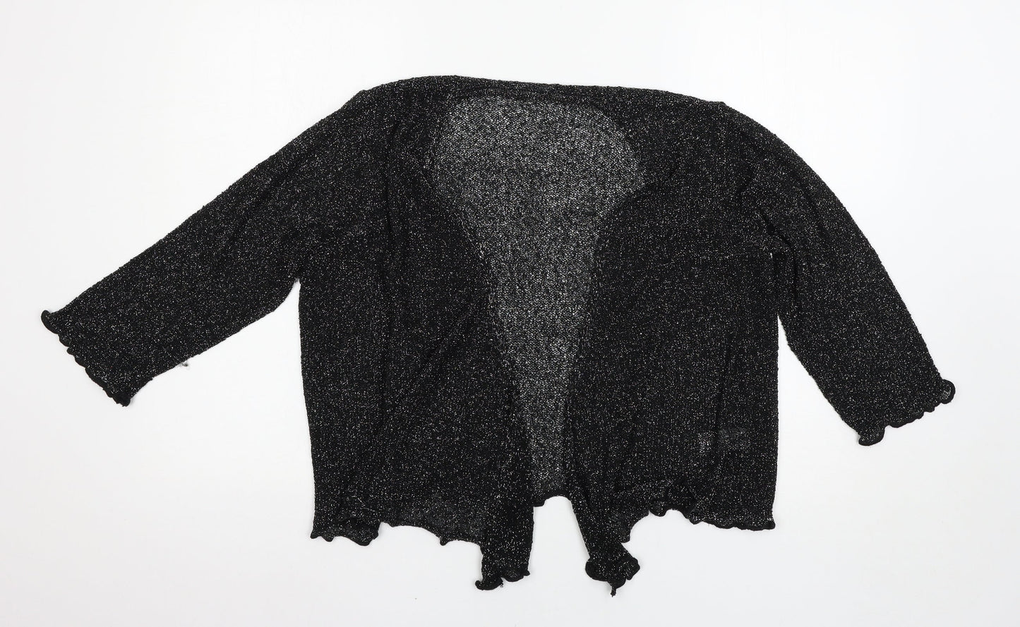 BM Womens Black   Cardigan Jumper Size M