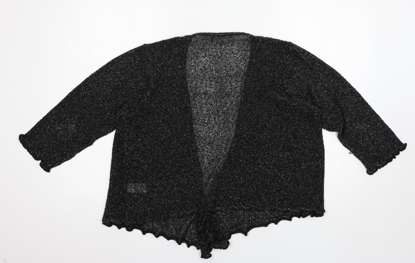 BM Womens Black   Cardigan Jumper Size M