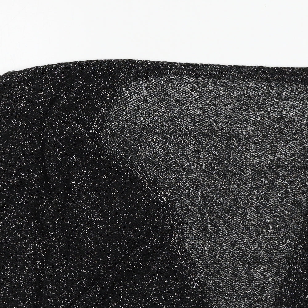 BM Womens Black   Cardigan Jumper Size M