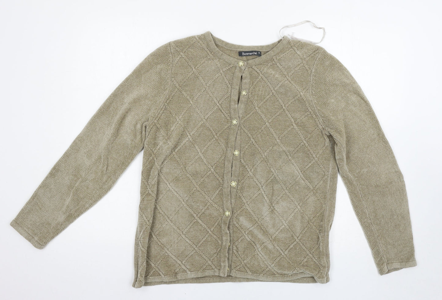 Bonmarché Womens Beige   Cardigan Jumper Size M