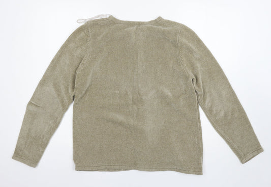 Bonmarché Womens Beige   Cardigan Jumper Size M