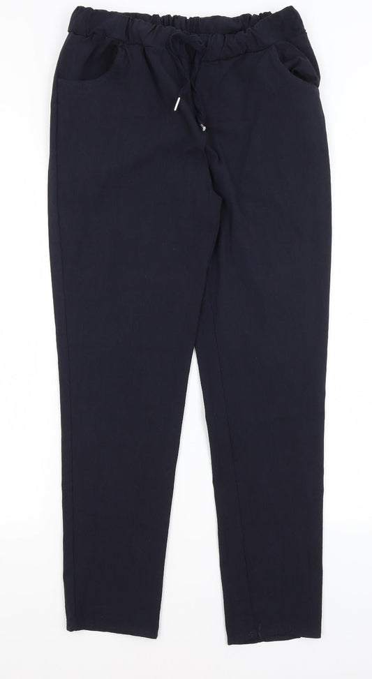 Port Original Womens Blue   Trousers  Size 10 L28 in