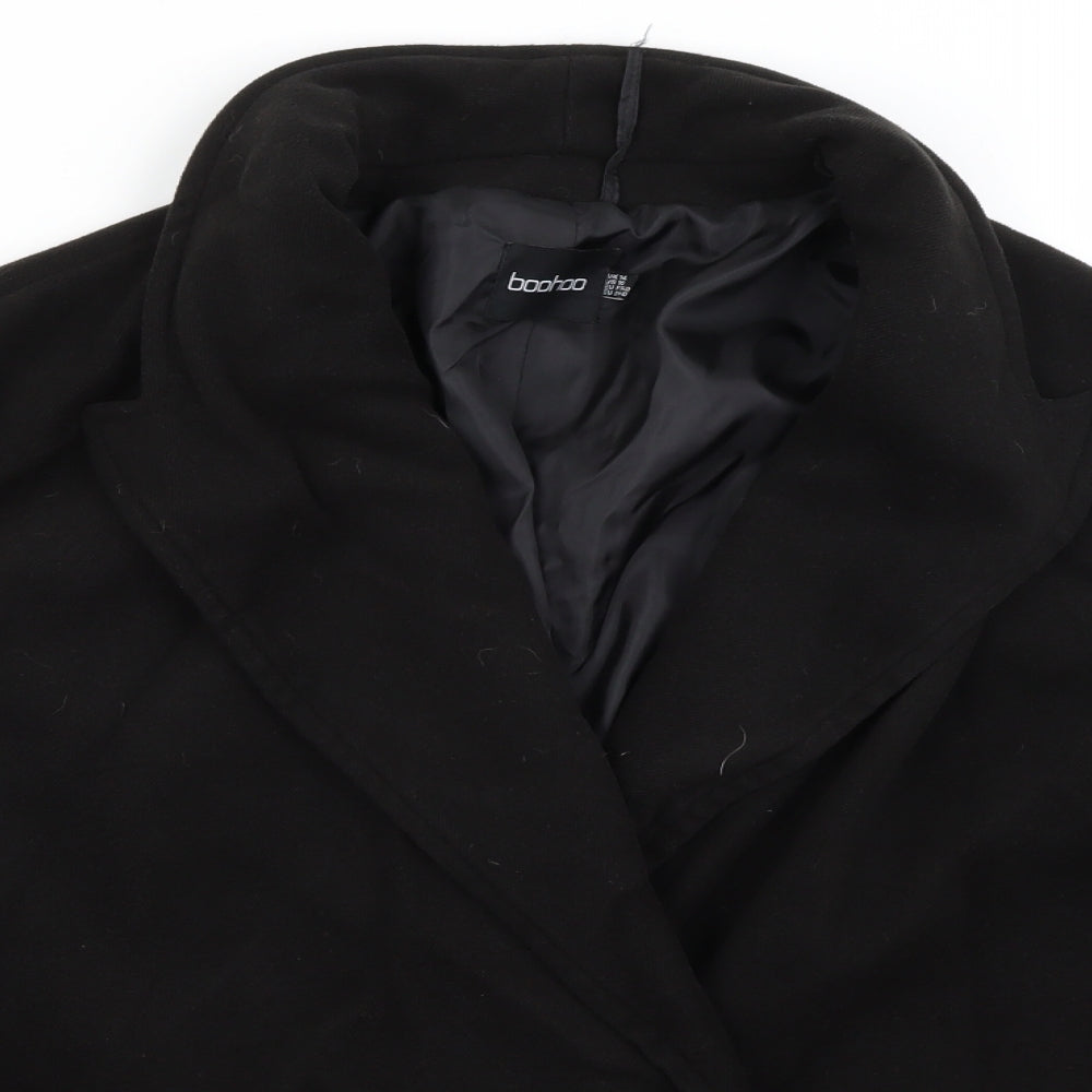 Boohoo Womens Black   Jacket  Size 14
