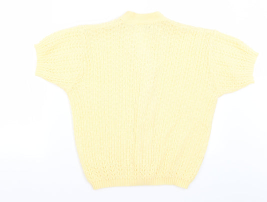 LK Womens Yellow   Cardigan Jumper Size S