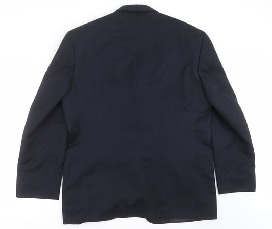 SAVATINI Mens Blue   Jacket Suit Jacket Size 42