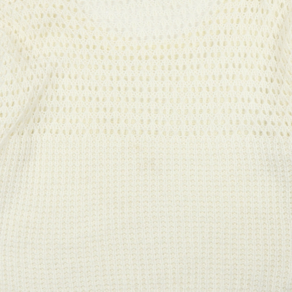 Internationale Womens Ivory   Pullover Jumper Size 10