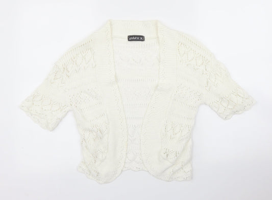 Muizz Womens Ivory   Cardigan Jumper Size M