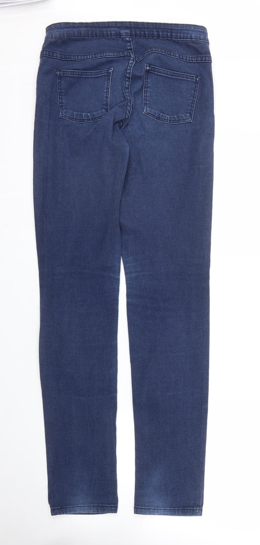 VILA Womens Blue  Denim Skinny Jeans Size L L31 in