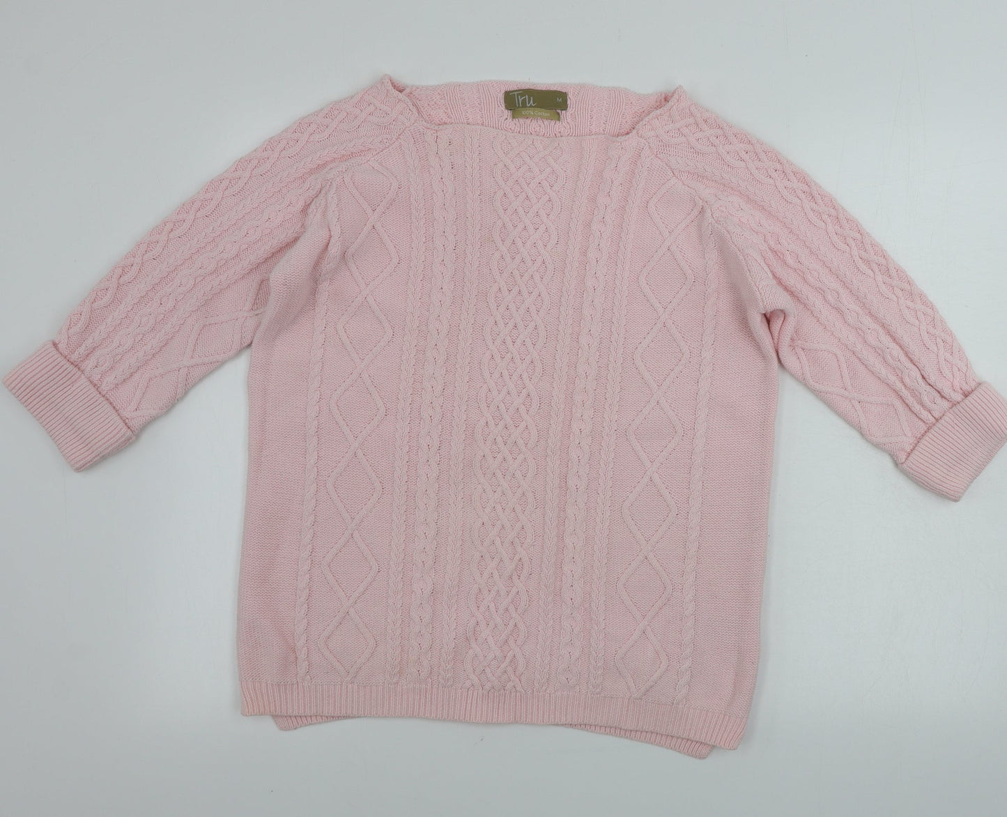 TRU  Womens Pink   Pullover Jumper Size M