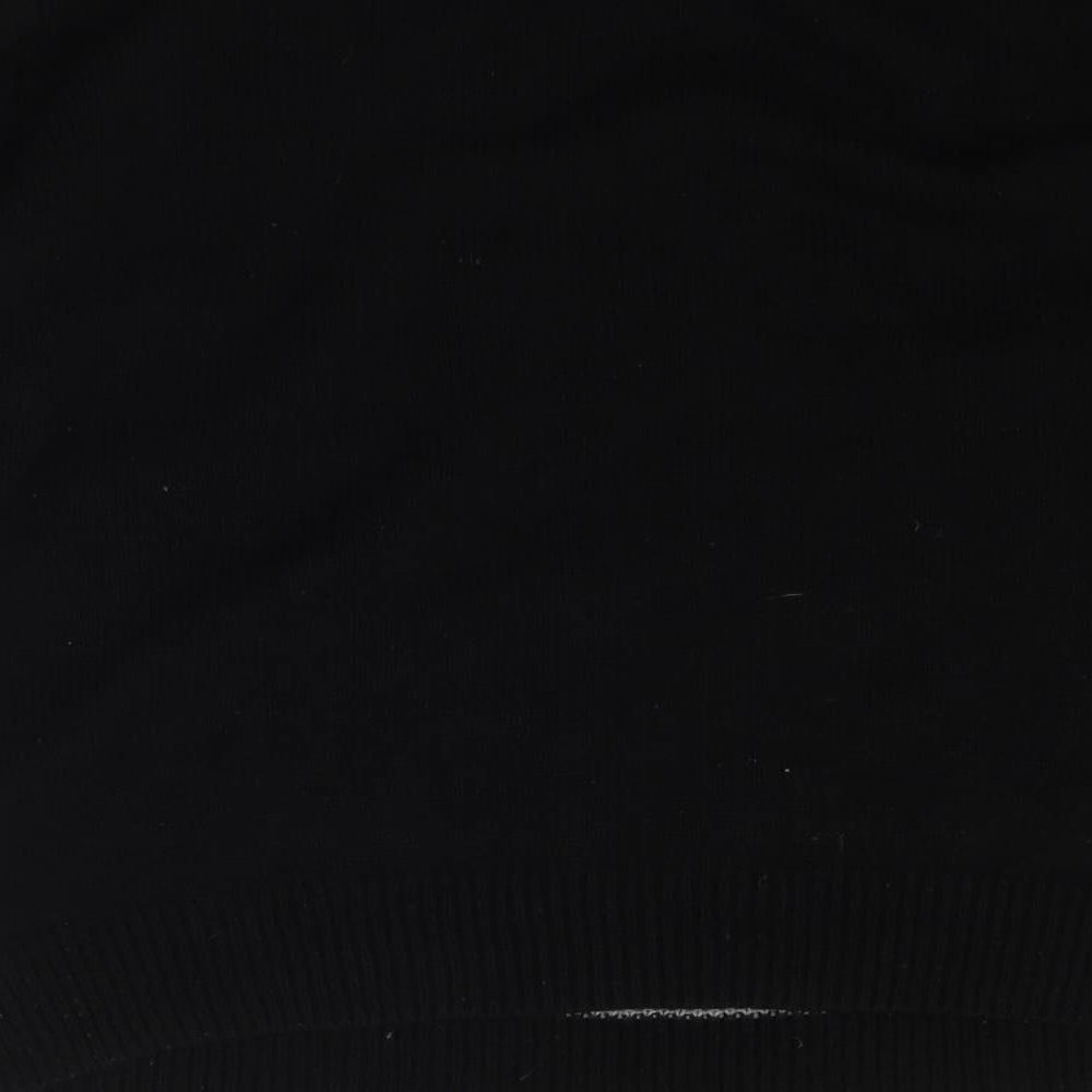 Preworn Mens Black   Pullover Jumper Size M  - Christams