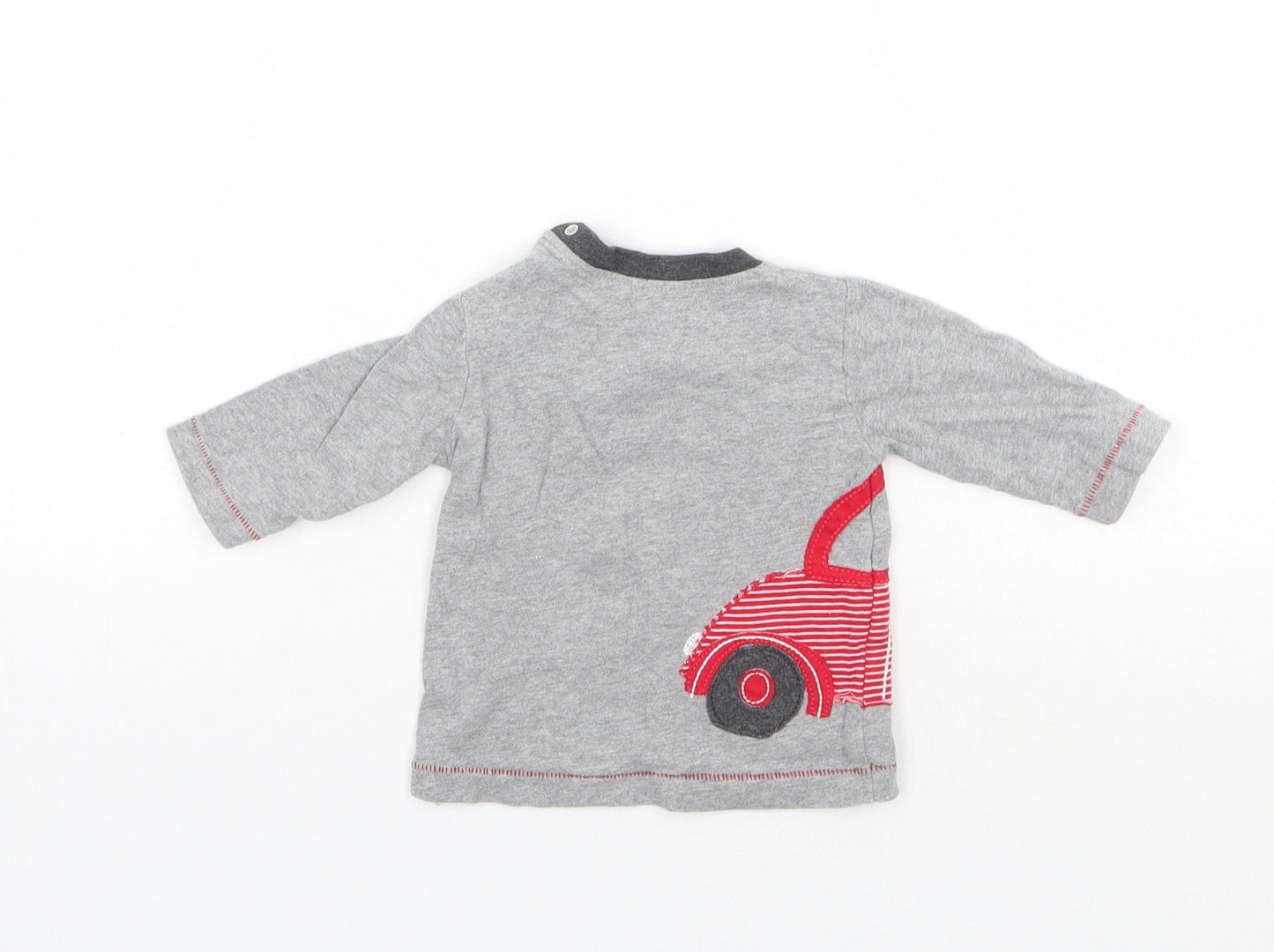 NEXT Boys Grey   Basic T-Shirt Size 0-3 Months
