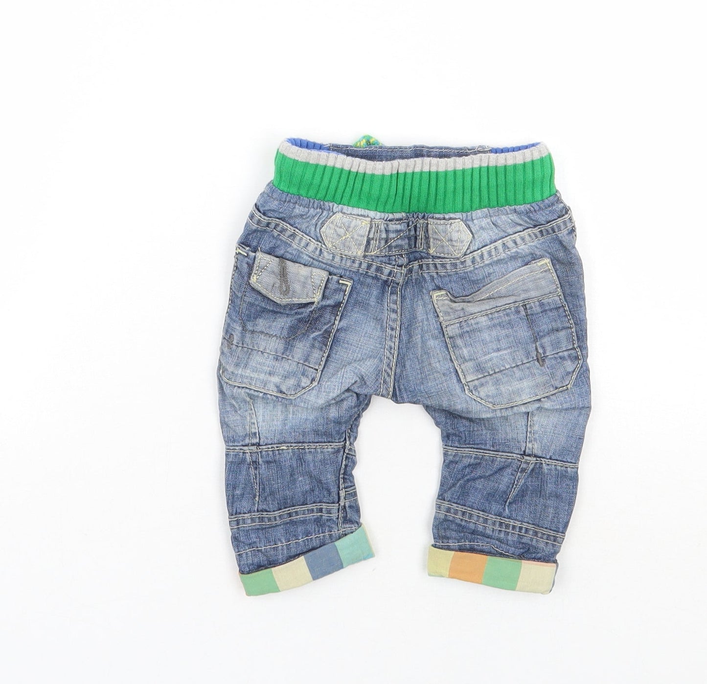 NEXT Boys Blue   Cargo Jeans Size 3-6 Months