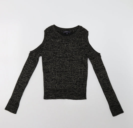 Marks and Spencer Womens Black   Pullover Sweatshirt Size 8