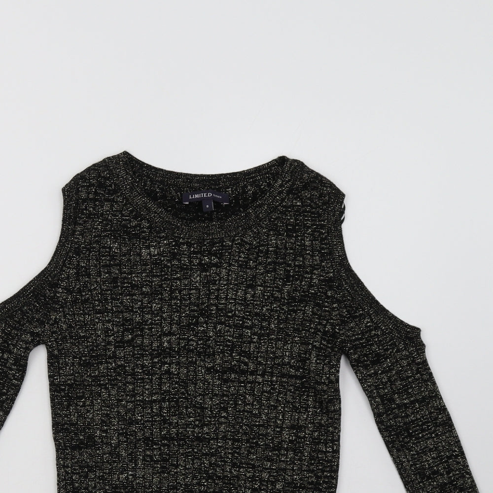 Marks and Spencer Womens Black   Pullover Sweatshirt Size 8