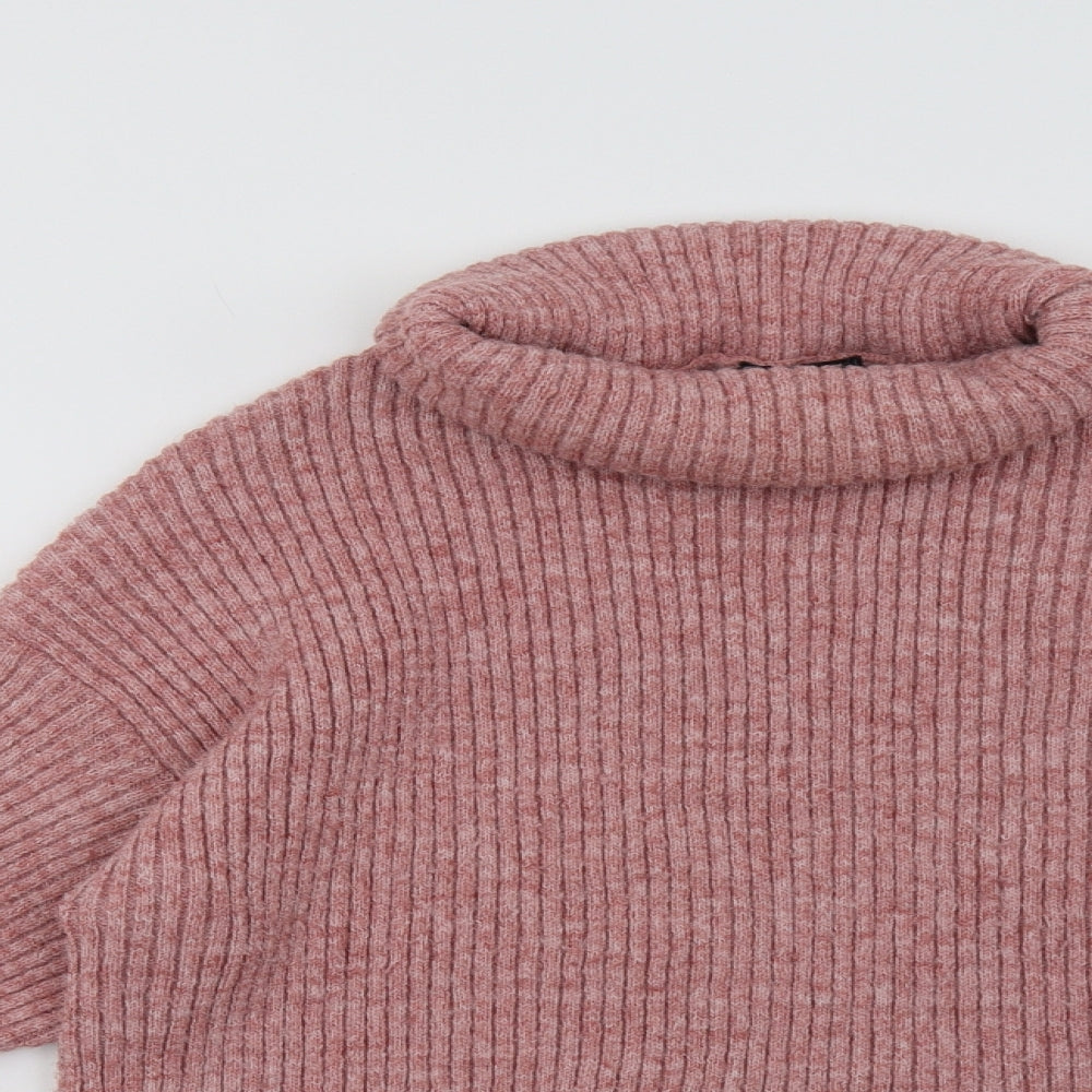 New Look Womens Pink   Pullover Sweatshirt Size M
