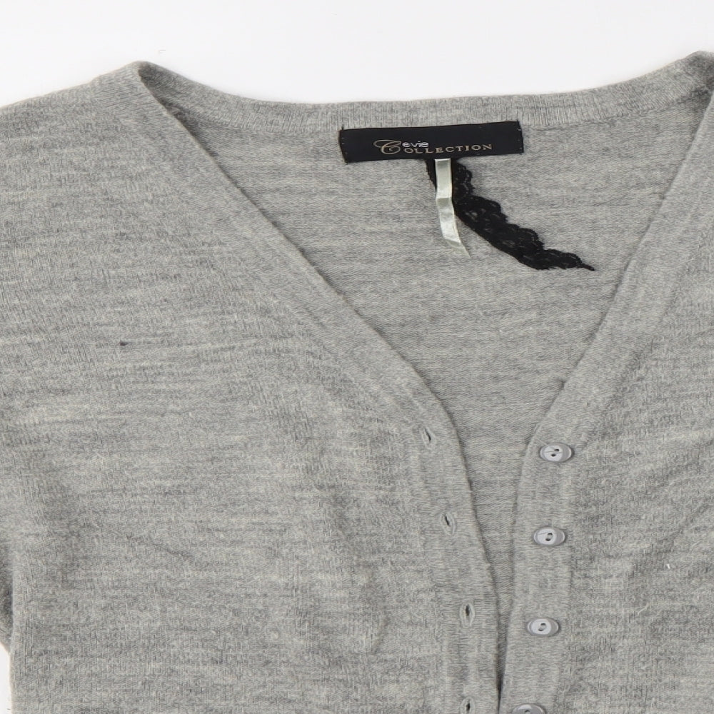Evie Womens Grey   Cardigan Jumper Size 10