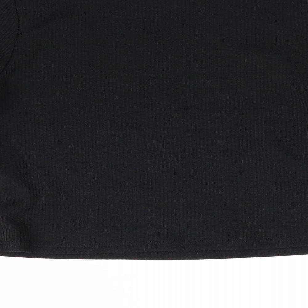 Primark Girls Black   Pullover Jumper Size 12-13 Years  - ribbed fabric