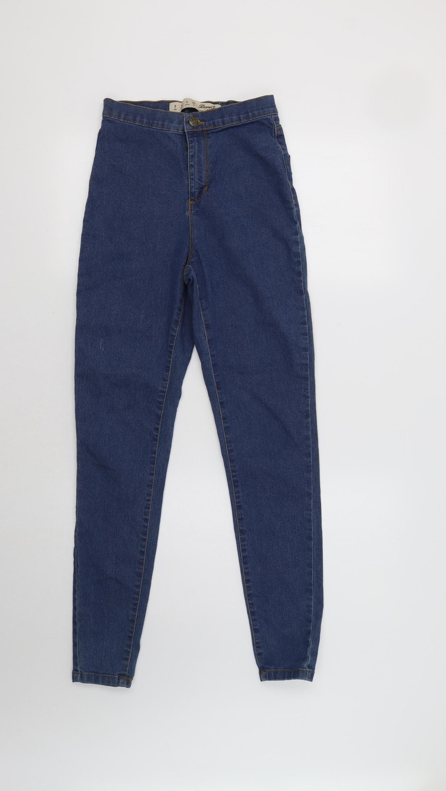 Primark Womens Blue   Skinny Jeans Size 8 L29 in