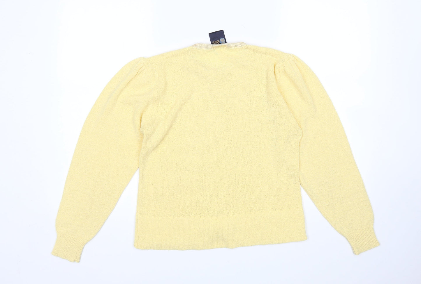 Your Sixth Sense Womens Yellow   Pullover Jumper Size 12