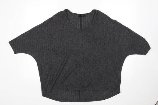 New Look Womens Grey   Pullover Jumper Size M