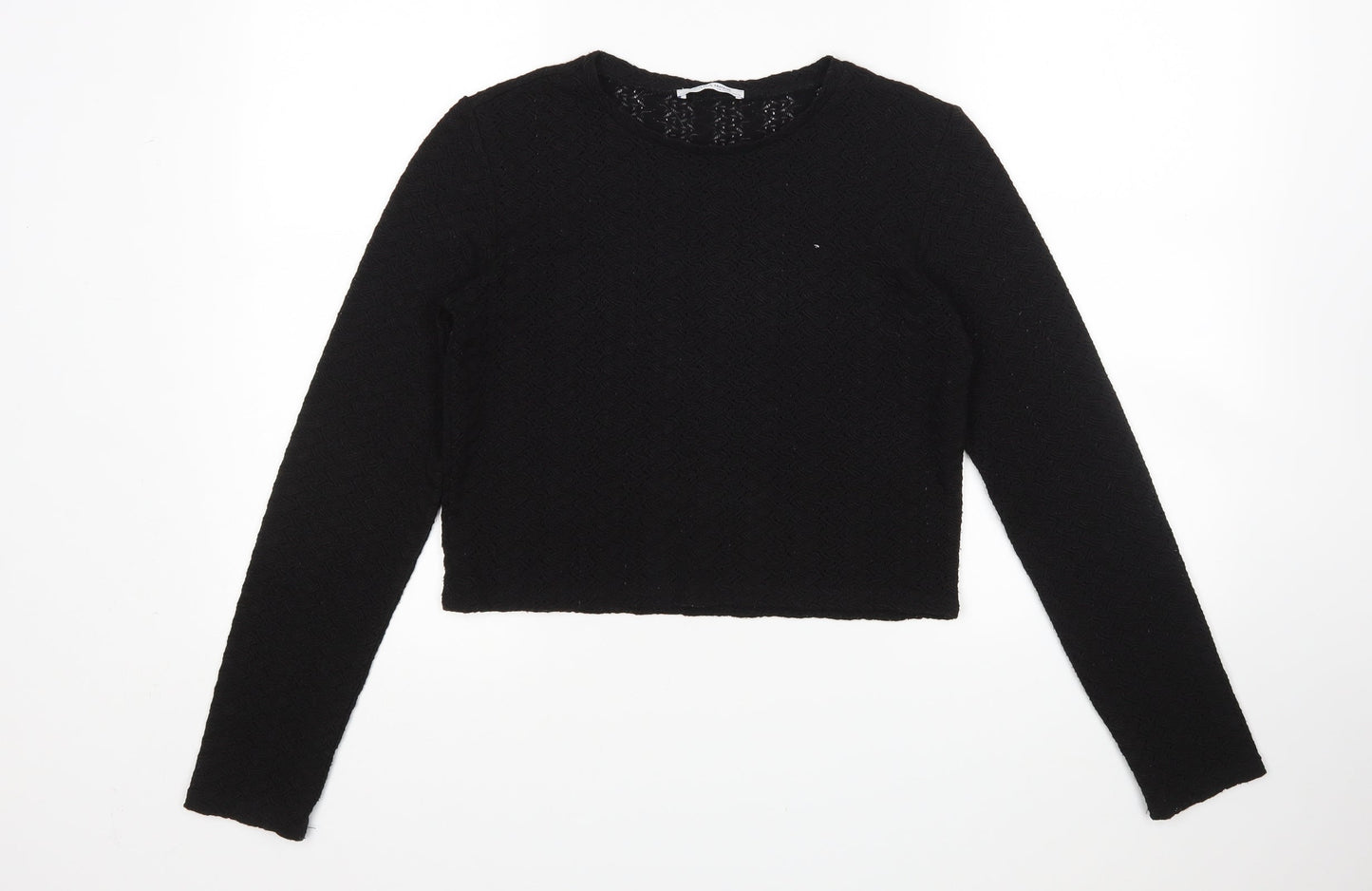 Zara Womens Black   Pullover Jumper Size M