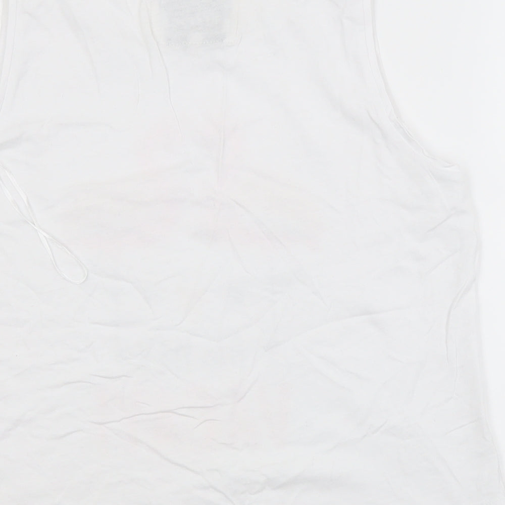 Preworn Womens White   Top Pyjama Top Size 12