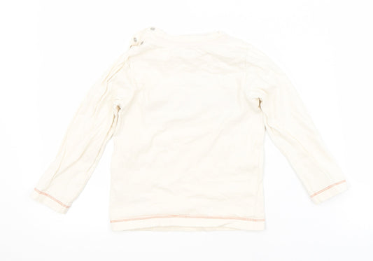 Nutmeg Boys Beige   Basic T-Shirt Size 2-3 Years