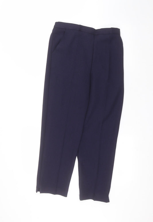 Emma Collection Womens Blue   Trousers  Size 10 L25 in