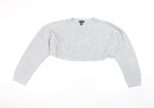 New Look Womens Grey   Pullover Jumper Size L