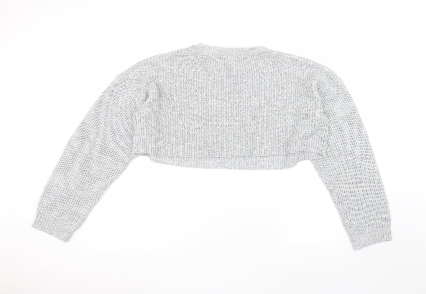 New Look Womens Grey   Pullover Jumper Size L