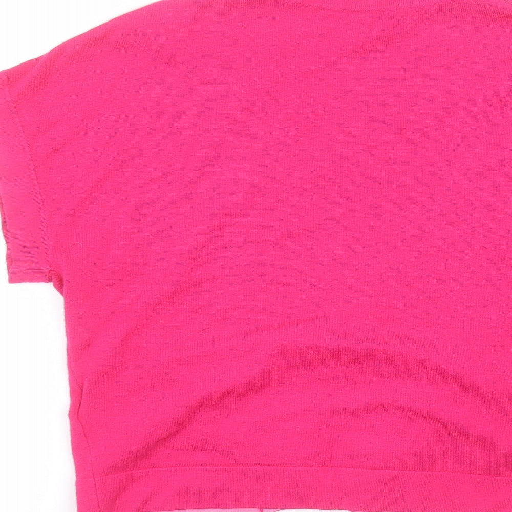 Marks and Spencer Womens Pink   Cardigan Jumper Size 10