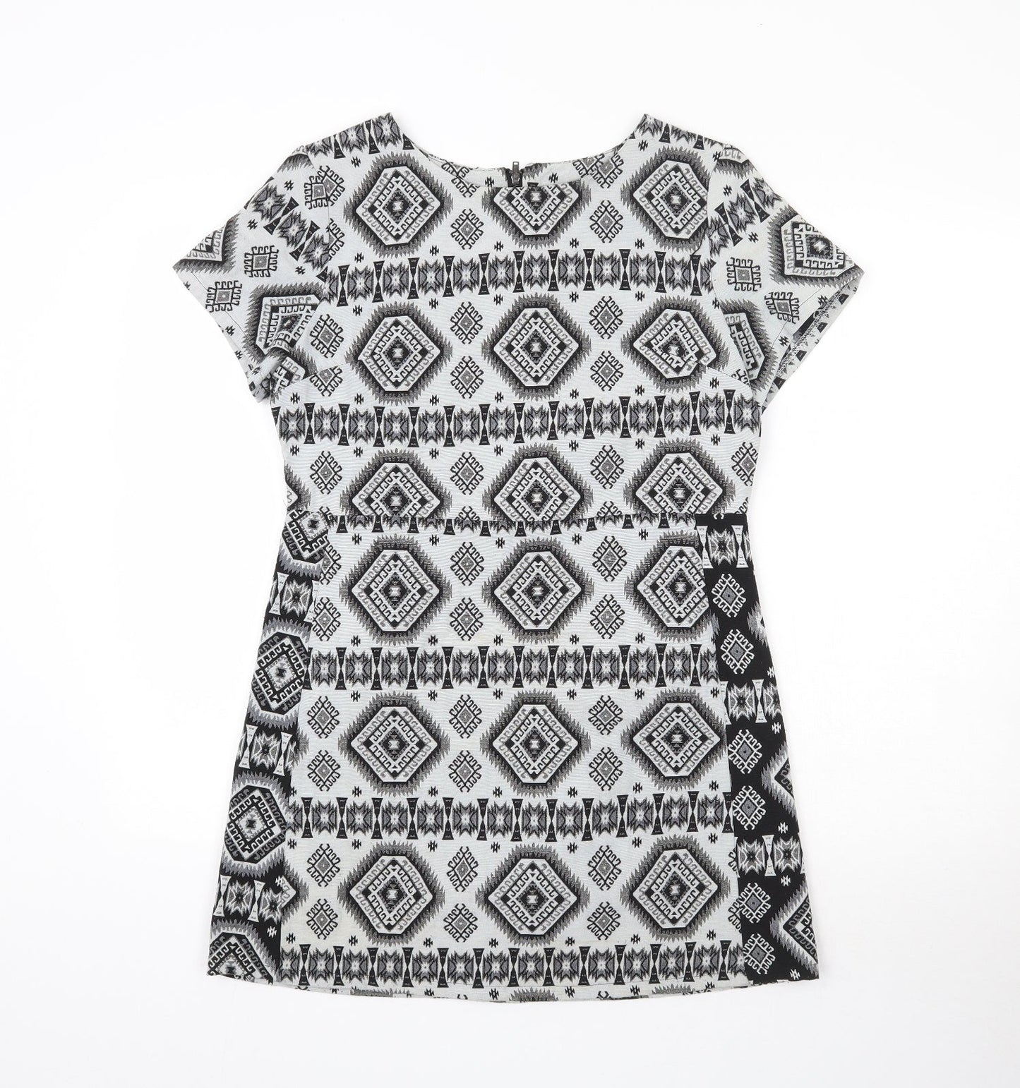 Preworn Womens Grey Geometric  Mini  Size L