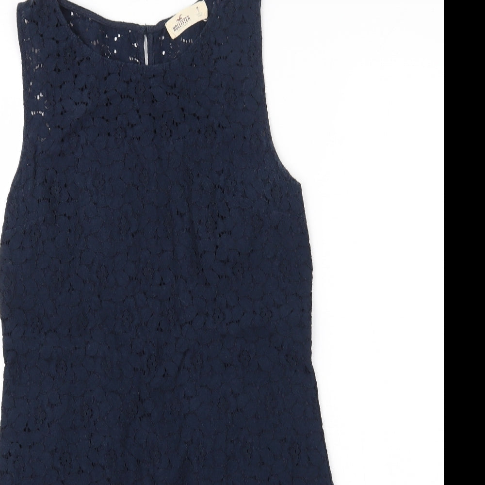 Hollister Womens Blue   Pencil Dress  Size M