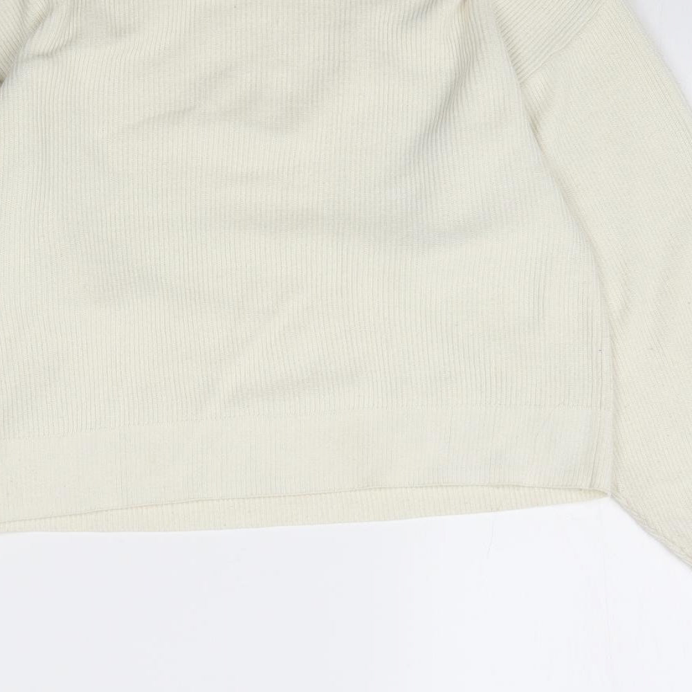 ASOS Womens Ivory  Knit Pullover Jumper Size 6