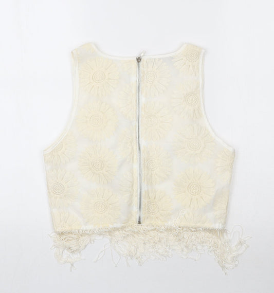 Parisian Womens Ivory   Basic Blouse Size 12