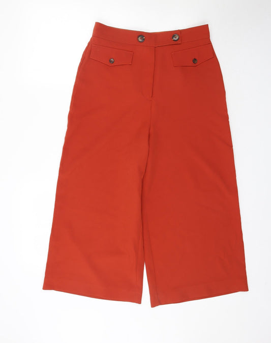 New Look Womens Orange   Trousers  Size 12 L28 in