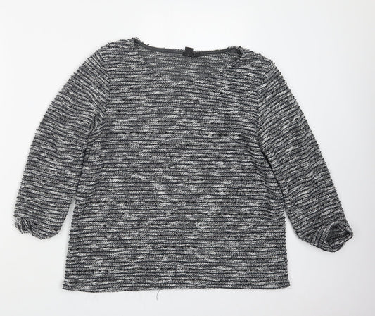 Izabel London  Womens Black   Pullover Jumper Size 12