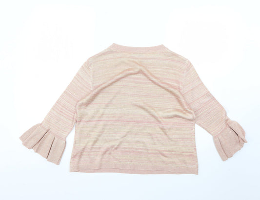 Marks and Spencer Womens Multicoloured Striped  Pullover Jumper Size 12