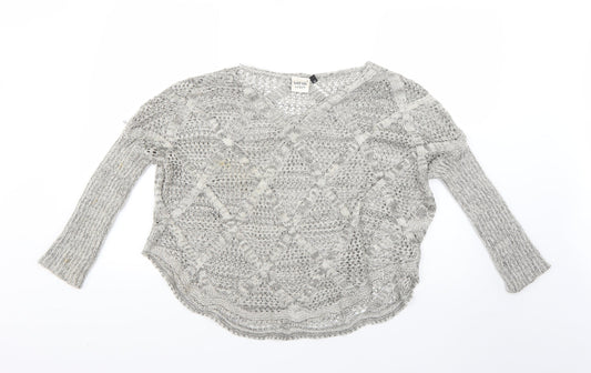 hold tide Womens Grey   Pullover Jumper Size M