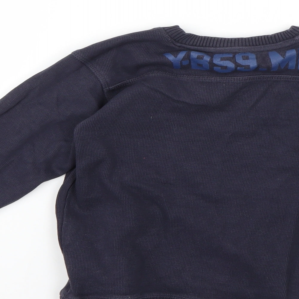 Matalan Boys Blue   Pullover Jumper Size 6-7 Years