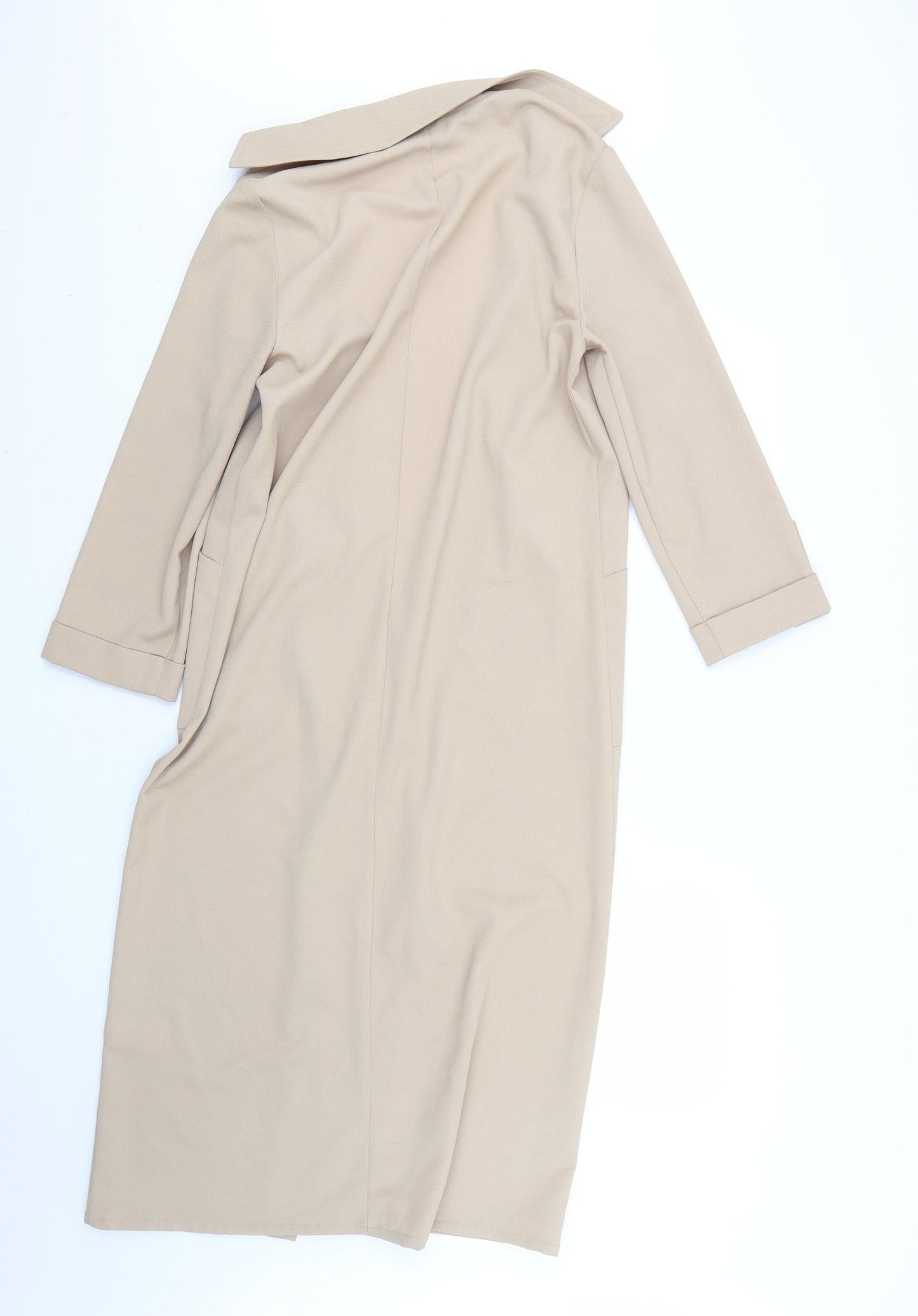 Atmosphere Womens Beige   Overcoat Coat Size 10