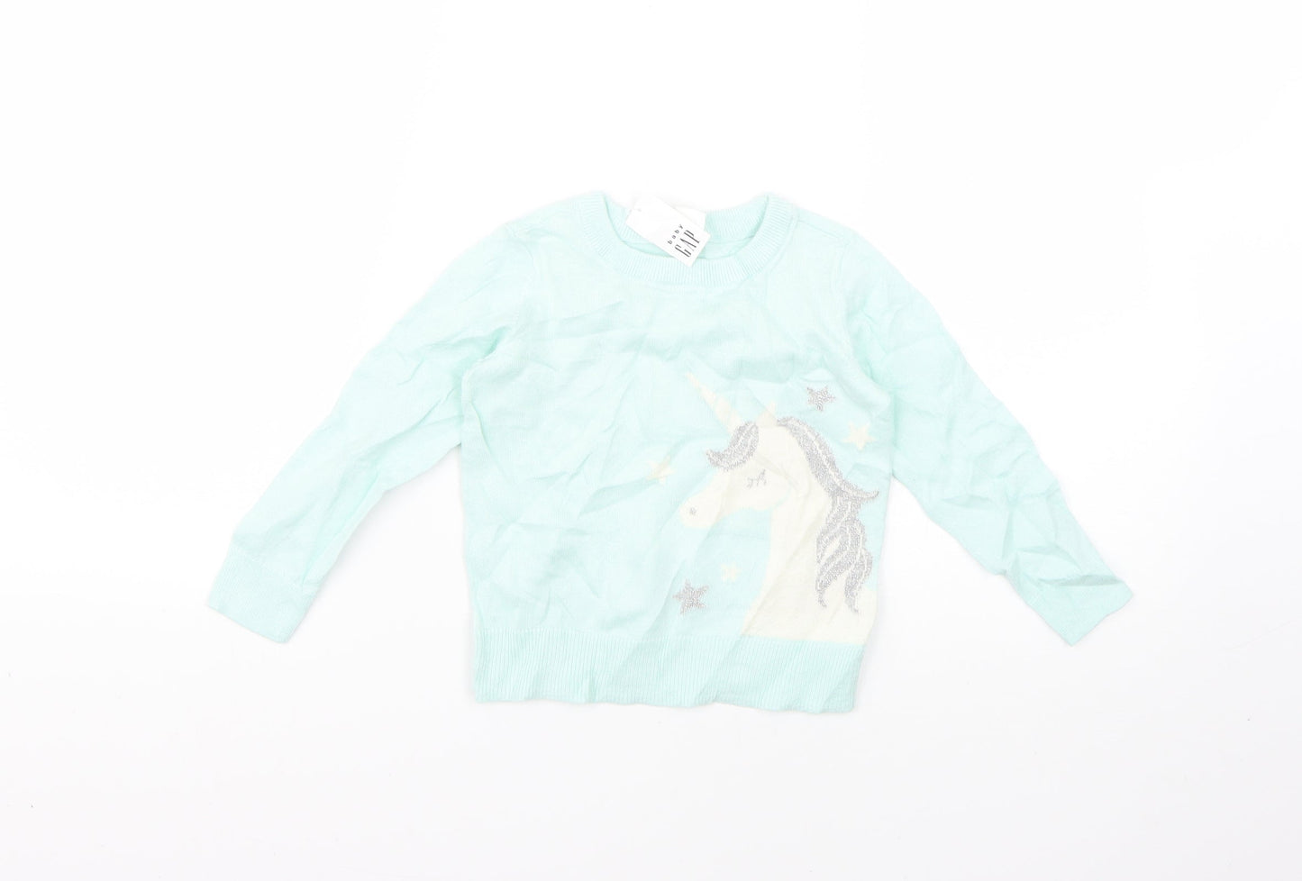 Gap Girls Grey   Pullover Jumper Size 2 Years