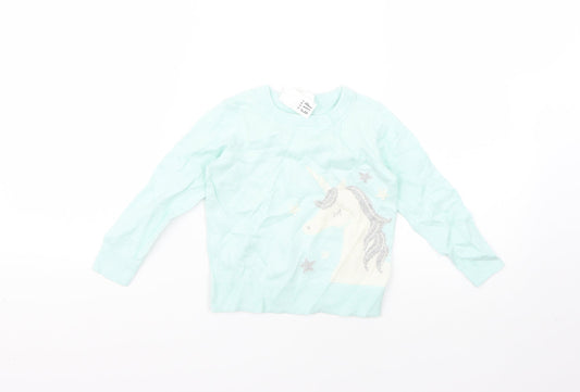 Gap Girls Grey   Pullover Jumper Size 2 Years